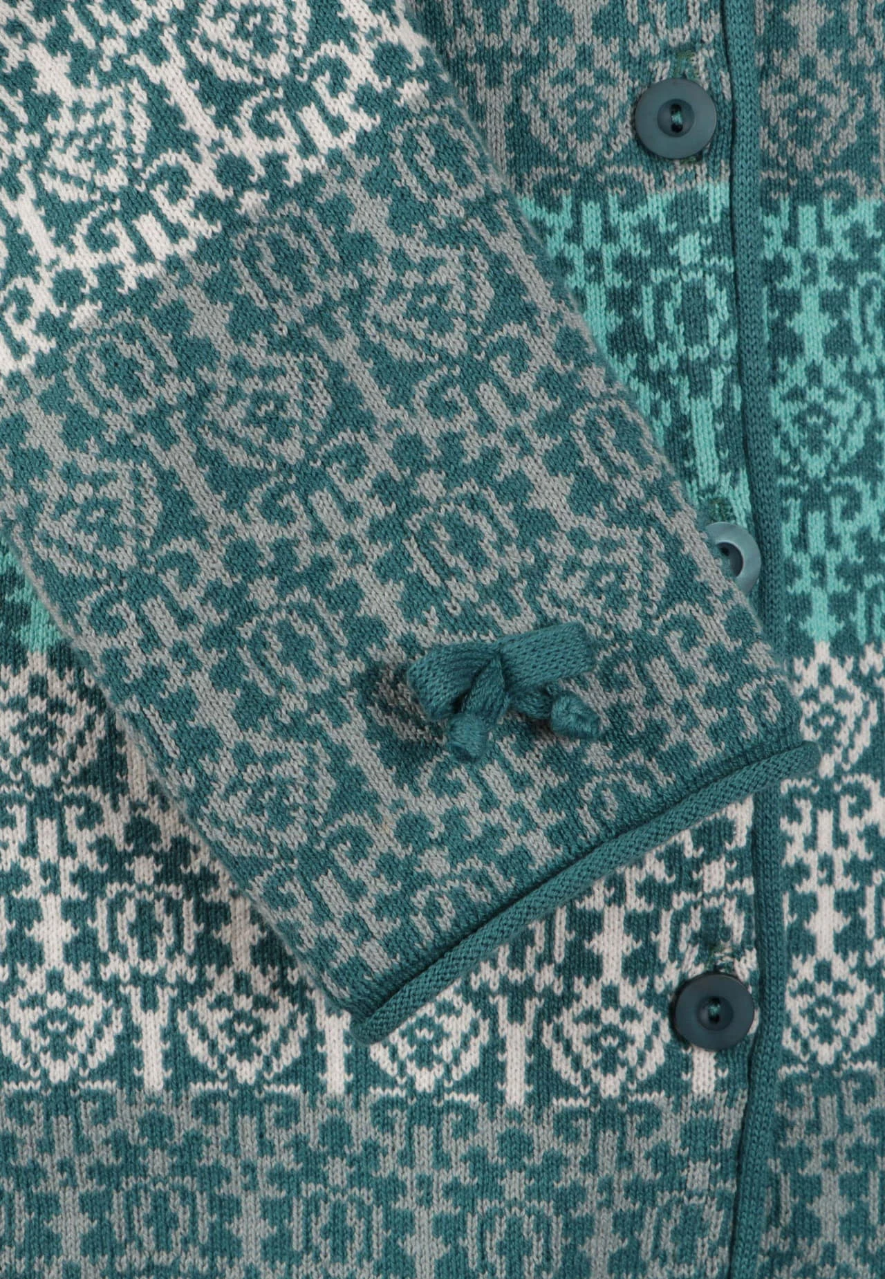 Strickjacke Christa Odense - Deep Ocean – Bild 3