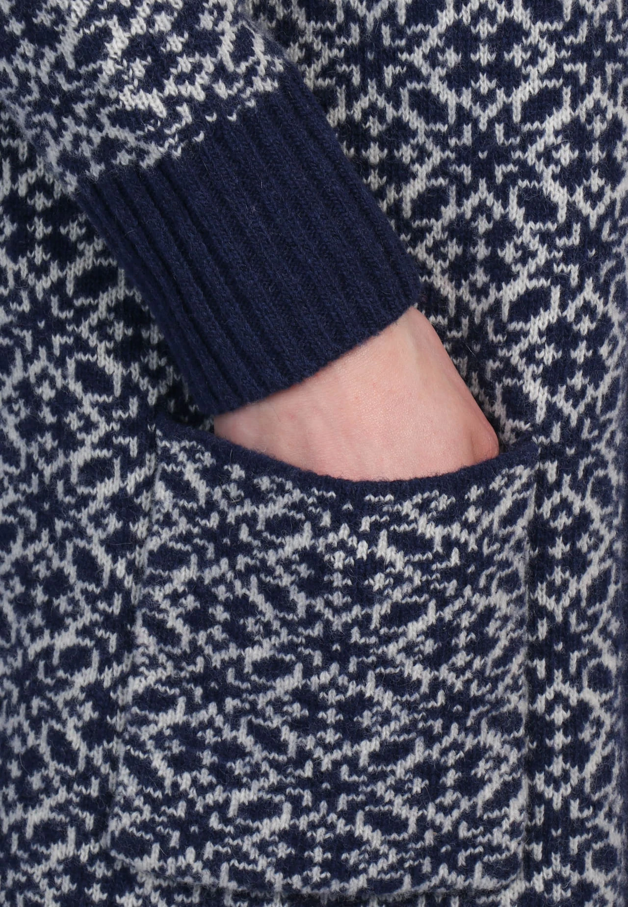 Strickjacke Tilke - Navy – Bild 6