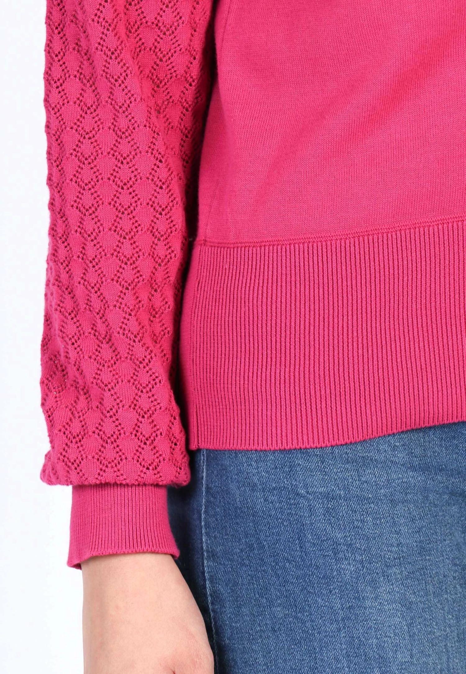 Strickjacke Bella - Magenta – Bild 6