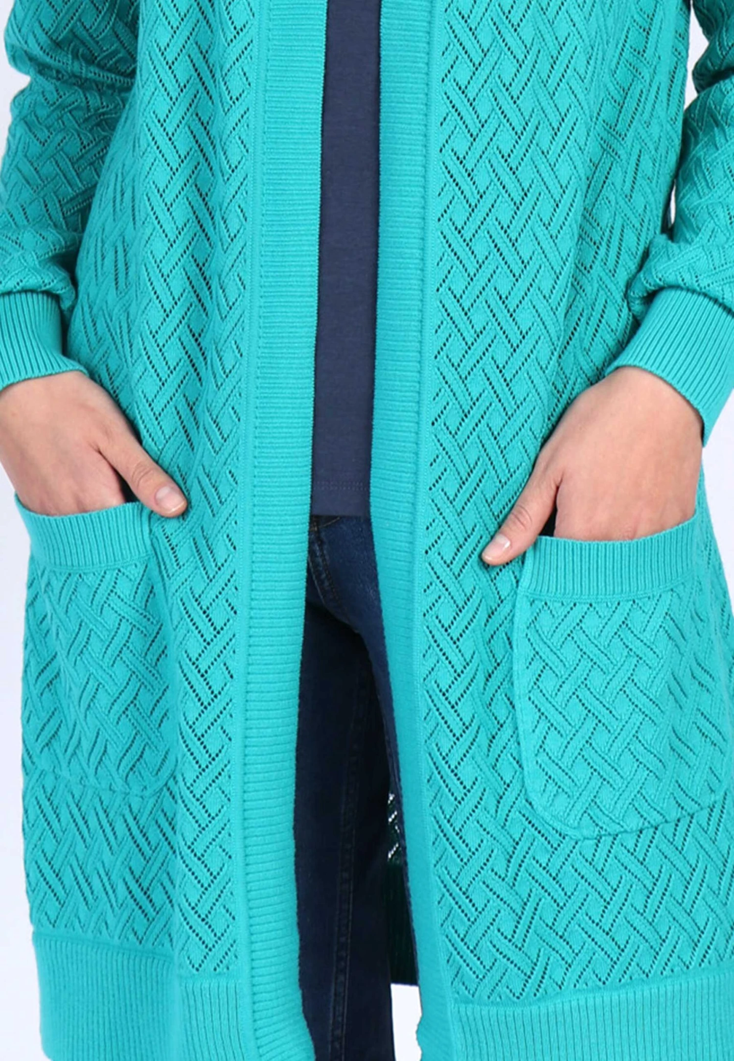 Strickmantel Viola - Tropical – Bild 6