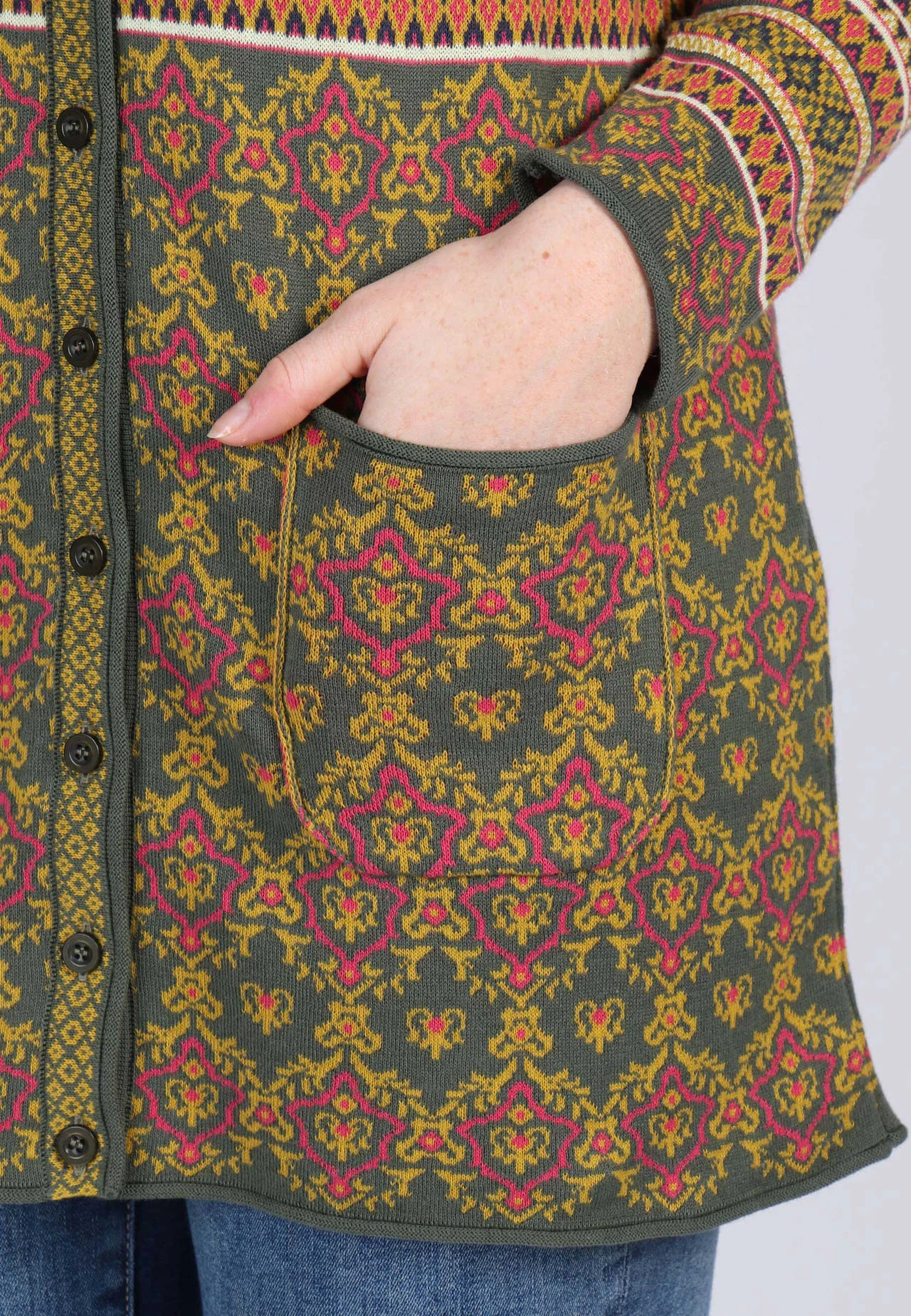 Strickmantel Karlie Royal - Thyme – Bild 6