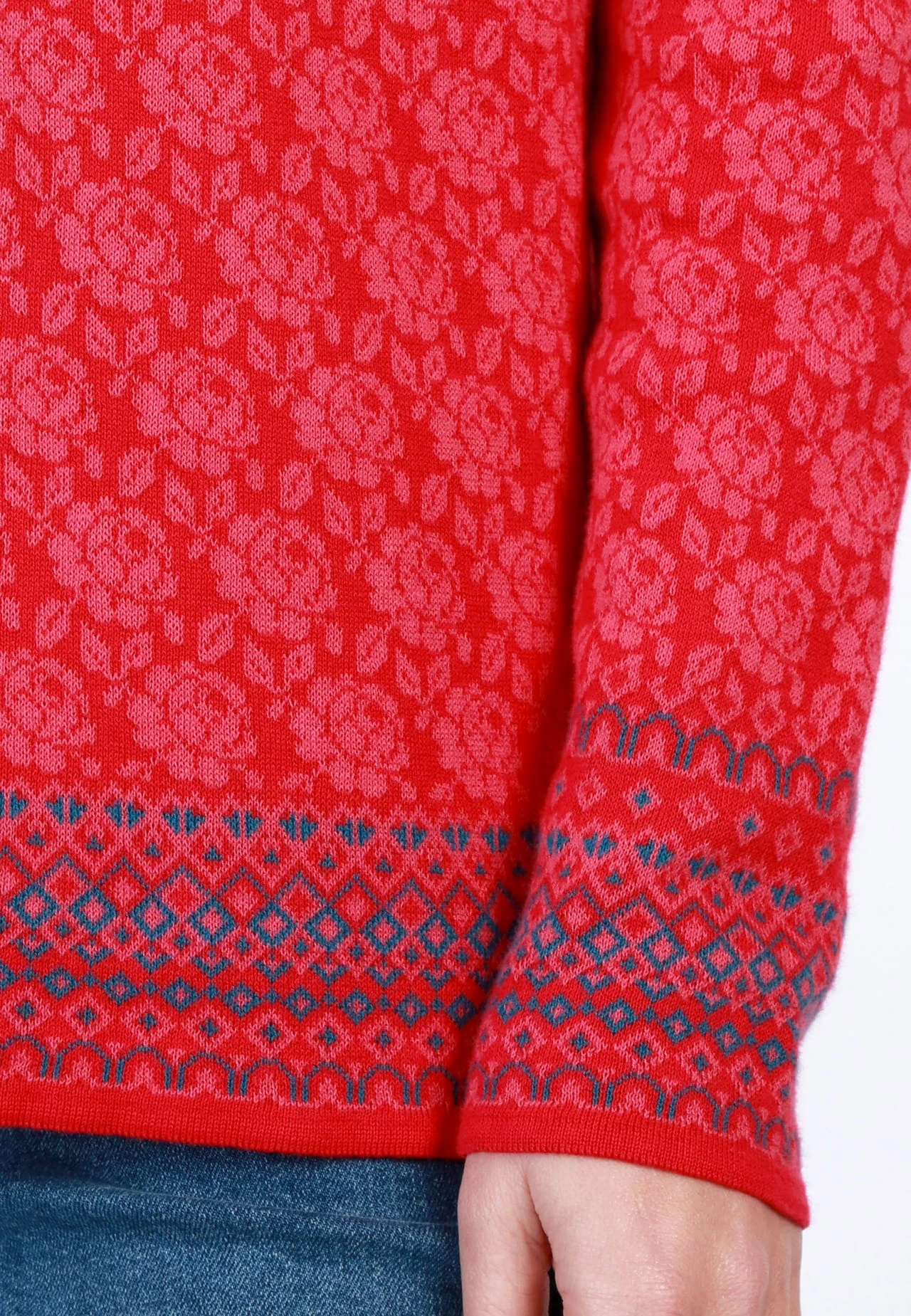 Strickjacke Christi Rose - Rubin – Bild 6