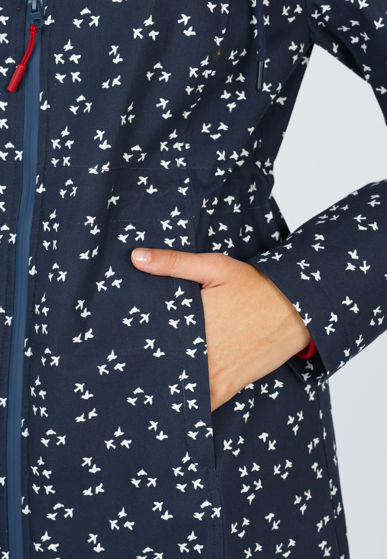 Mantel Venla Birds - Navy – Bild 6