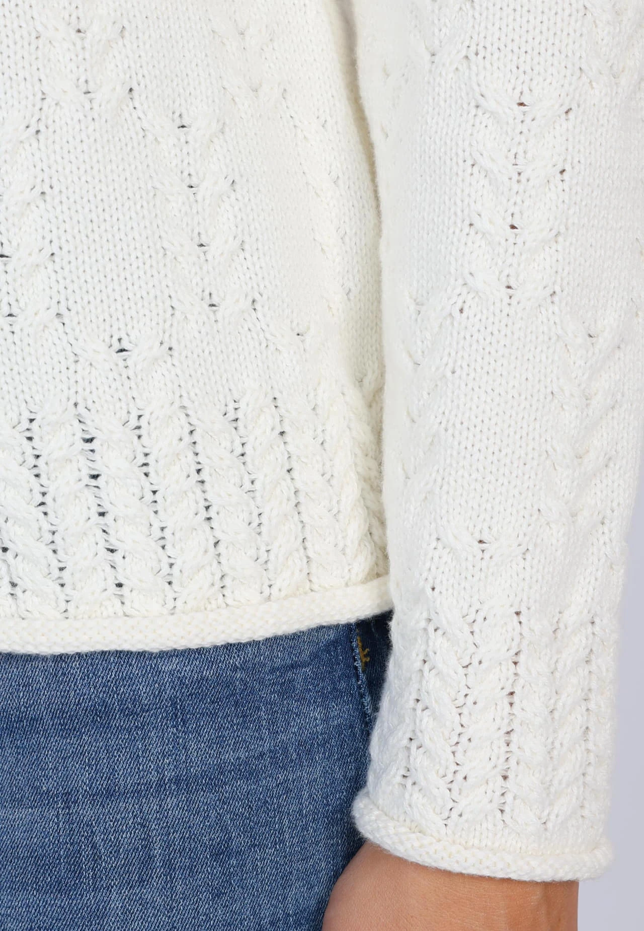 Strickjacke Angelika - Ivory – Bild 6