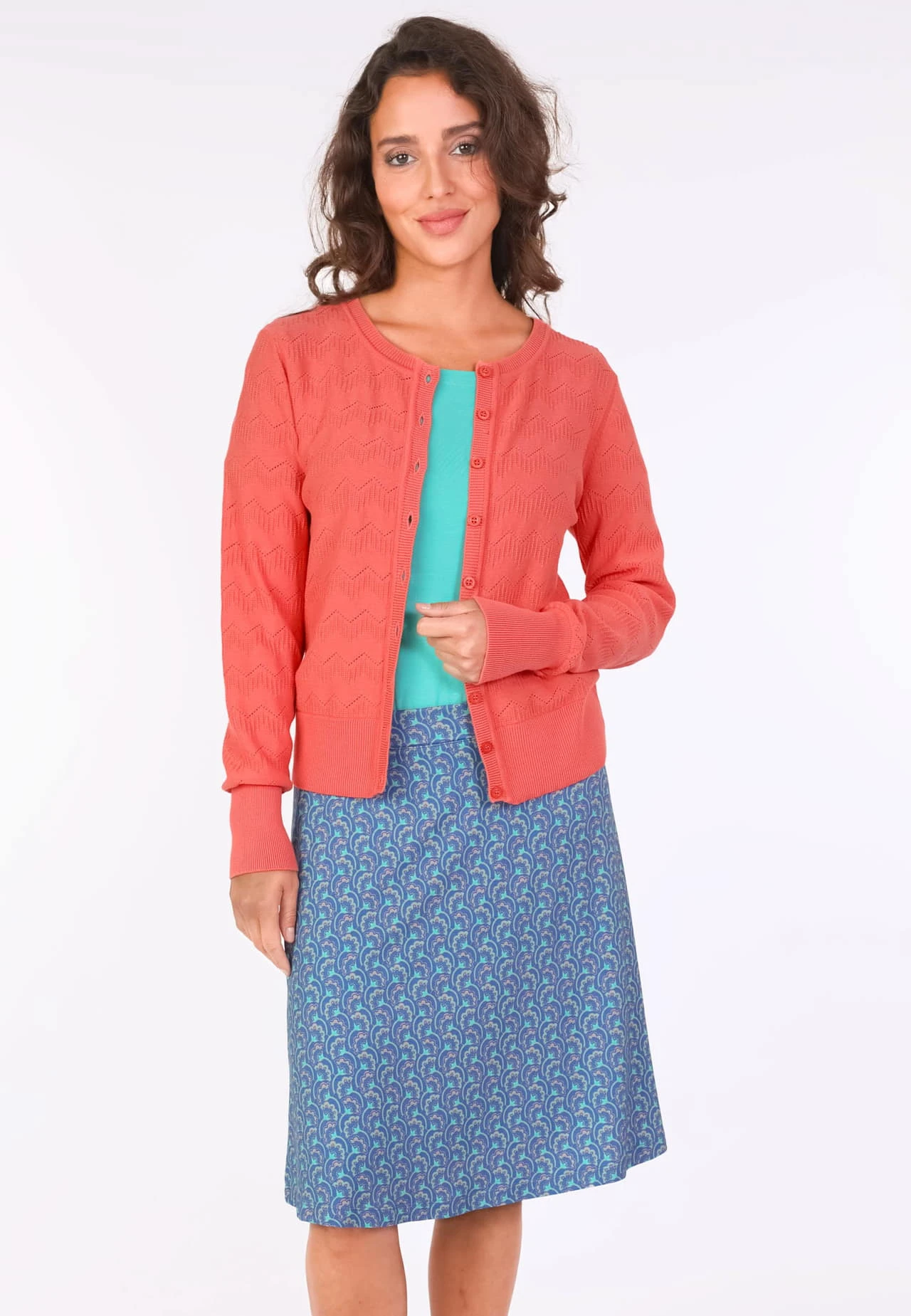 Rock Siana Flower Parade - Royal Blue – Bild 5