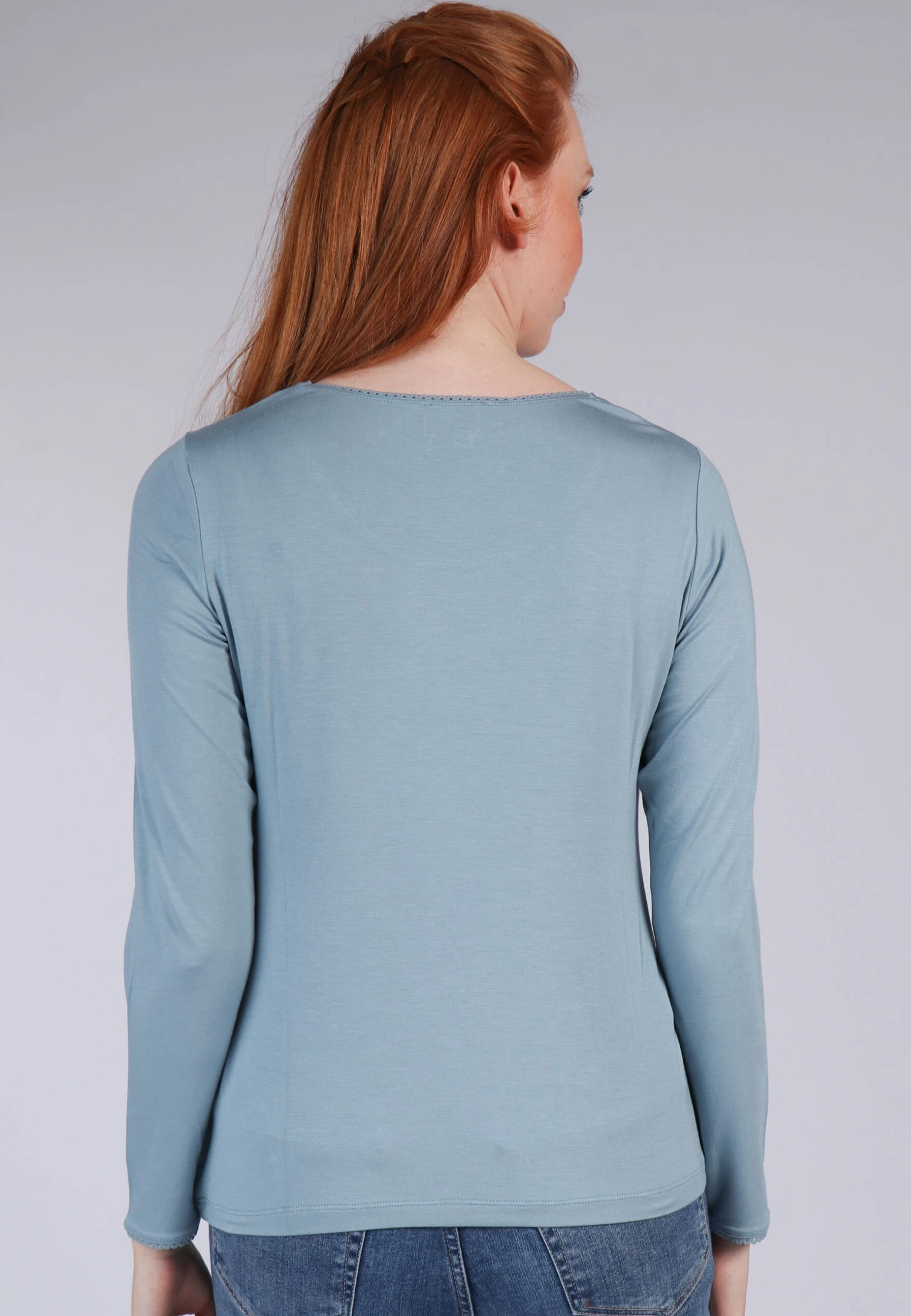 Langarmshirt Philia- Powder Blue – Bild 6