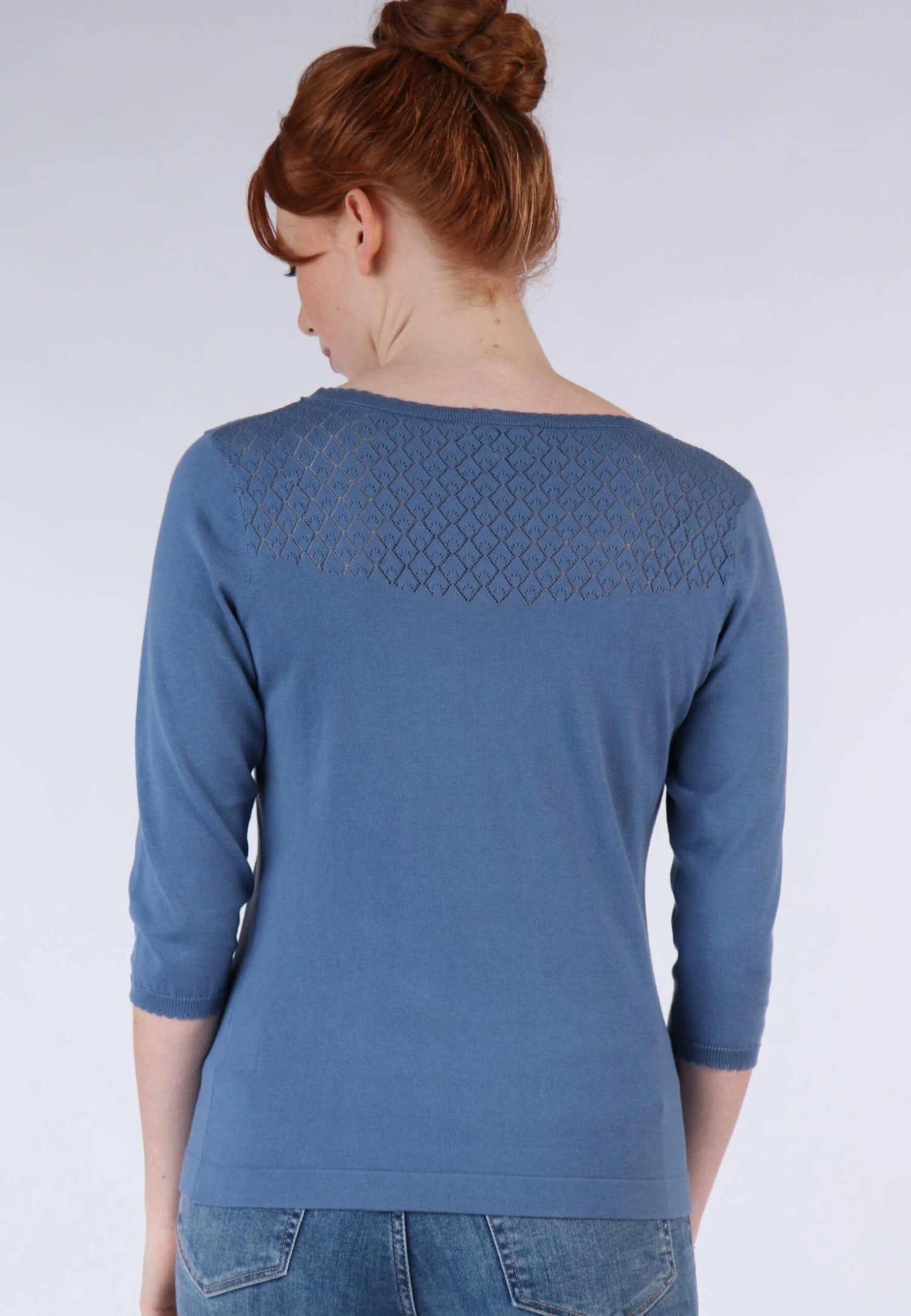 Strickpullover Dafne- Fjord – Bild 6