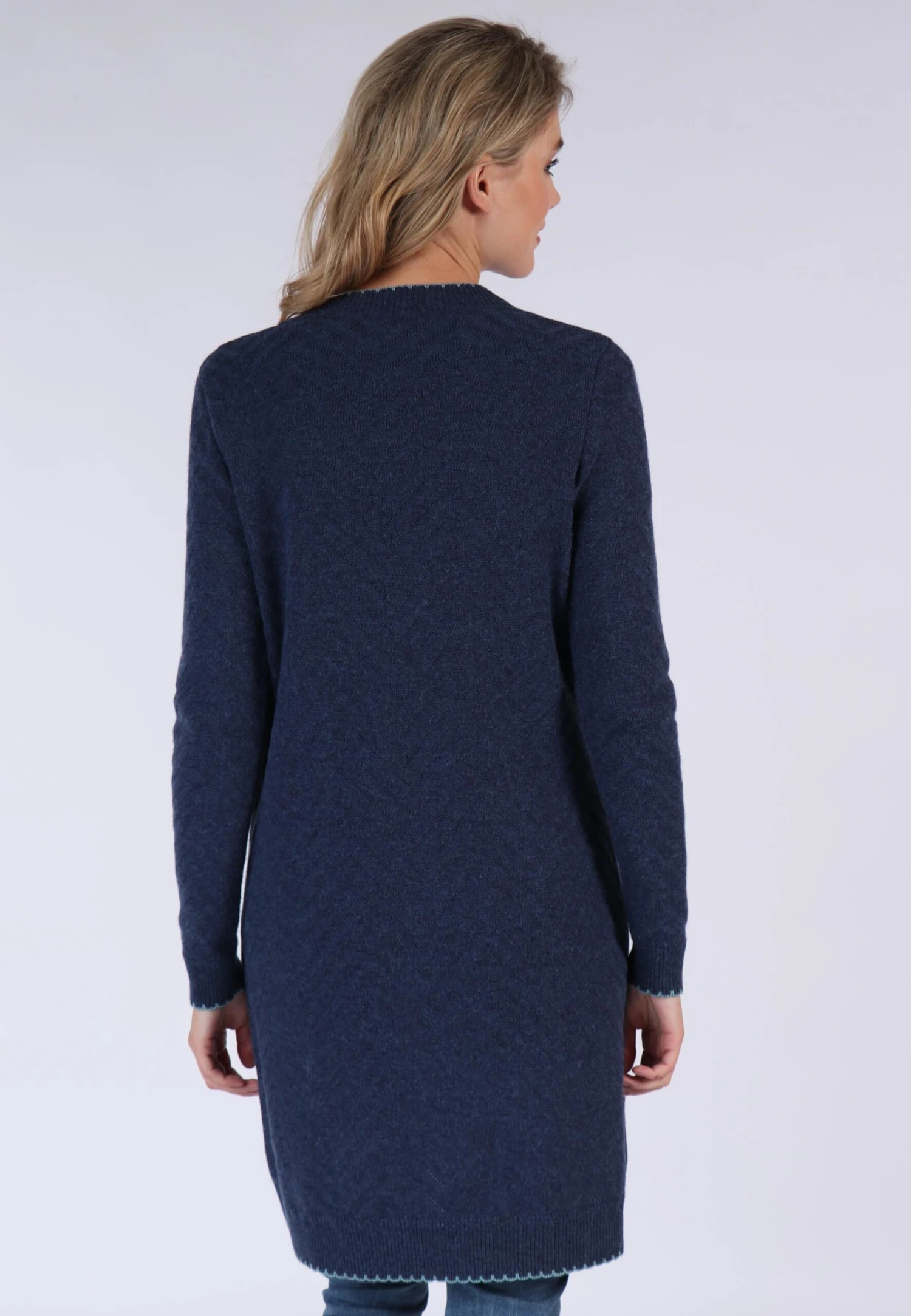 Strickmantel Adelheid - Navy – Bild 7