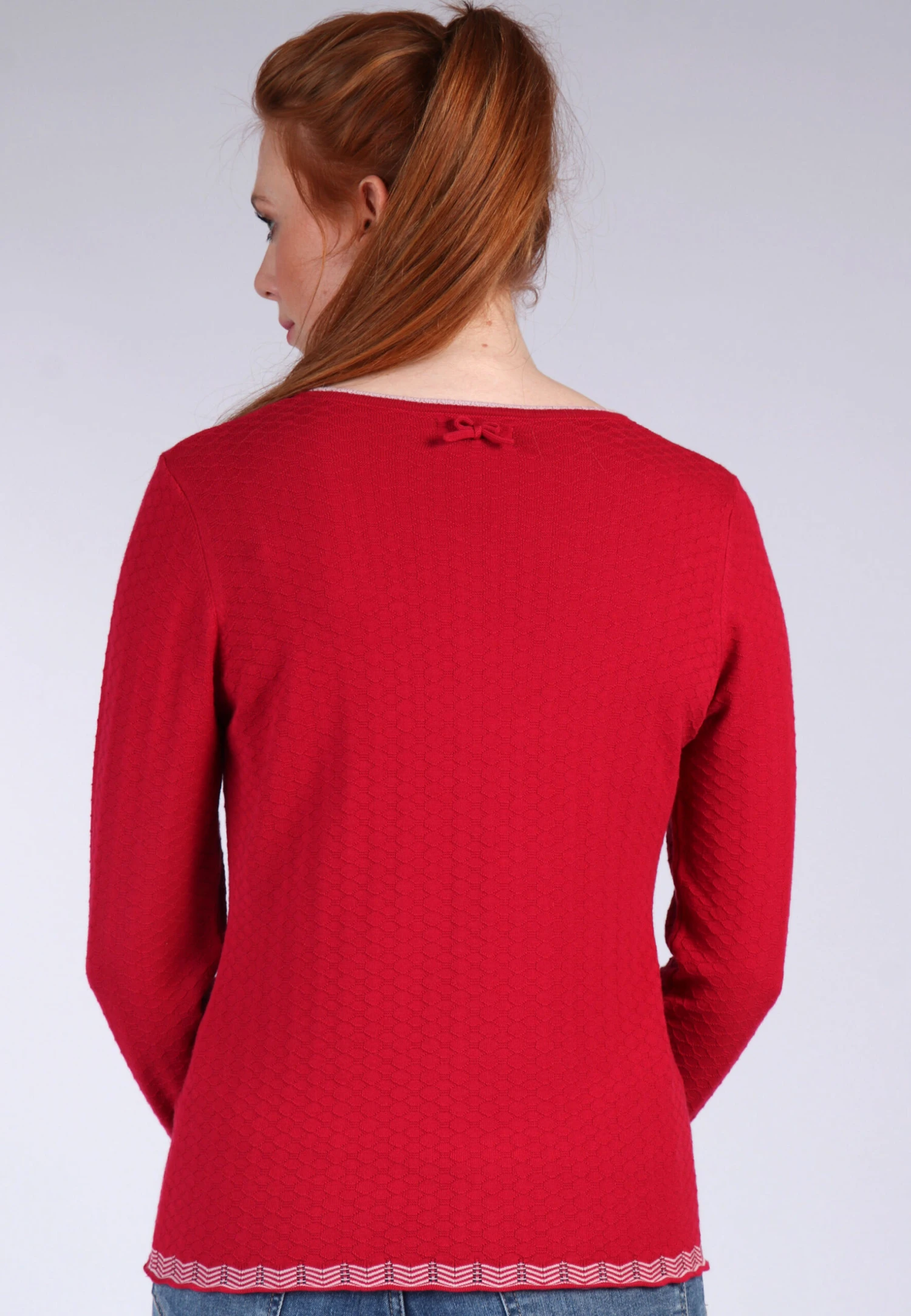 Strickjacke Cleo - Rubin – Bild 7