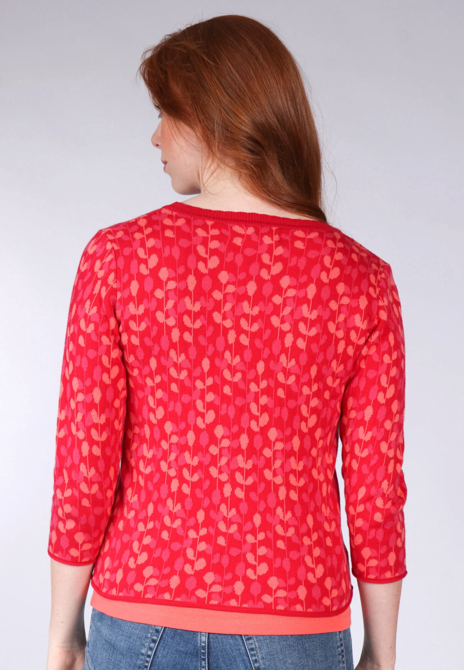 Strickjacke Casia - Rubin – Bild 6