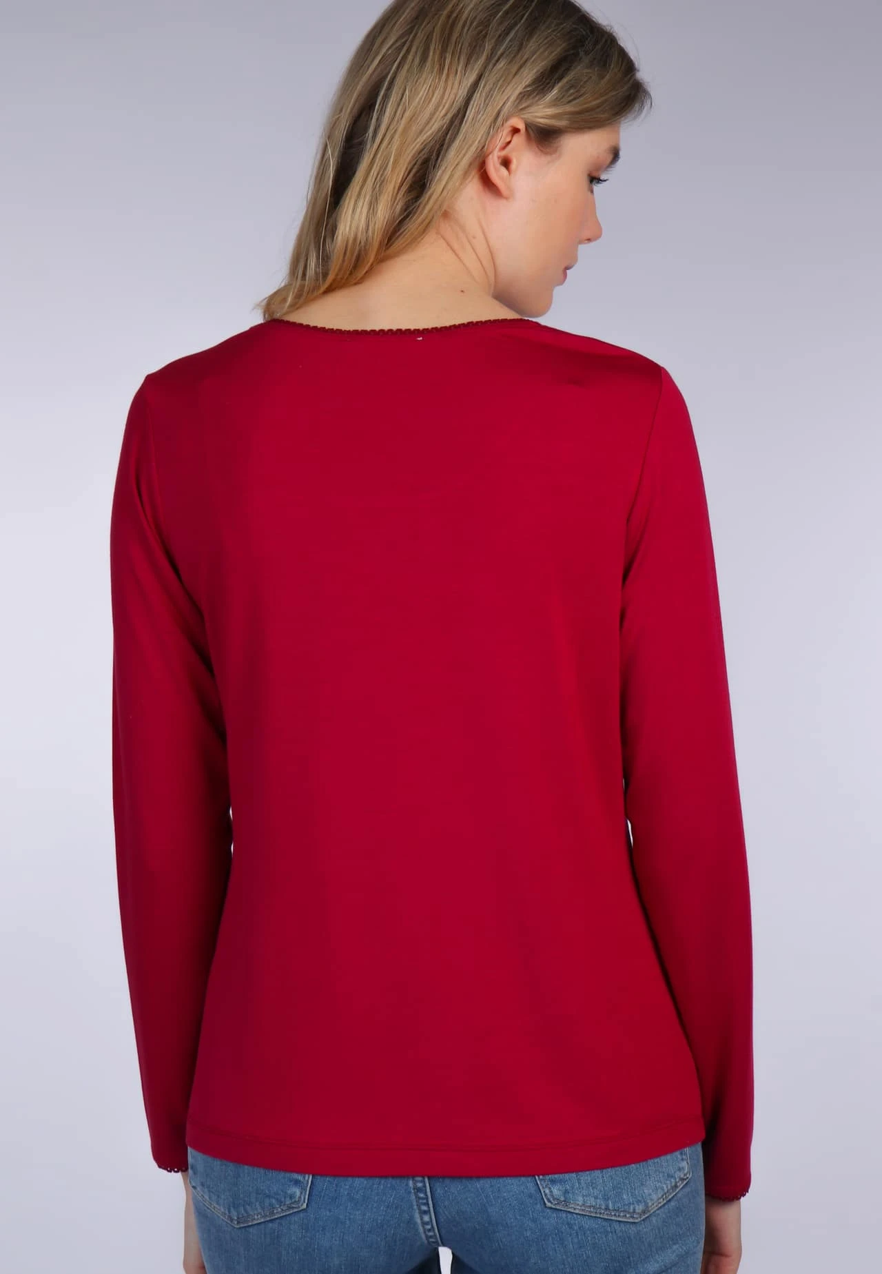 Langarmshirt Philia- Wine – Bild 6