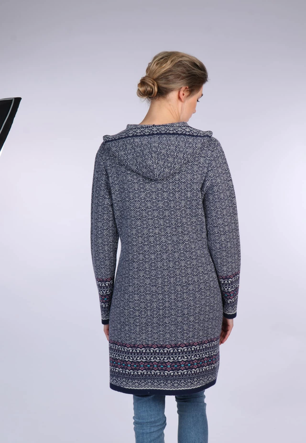 Strickmantel Ann - Navy – Bild 7