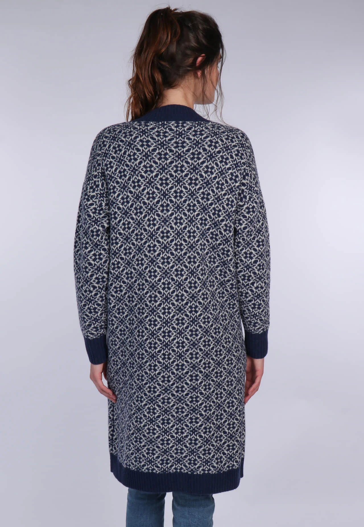 Strickjacke Tilke - Navy – Bild 7