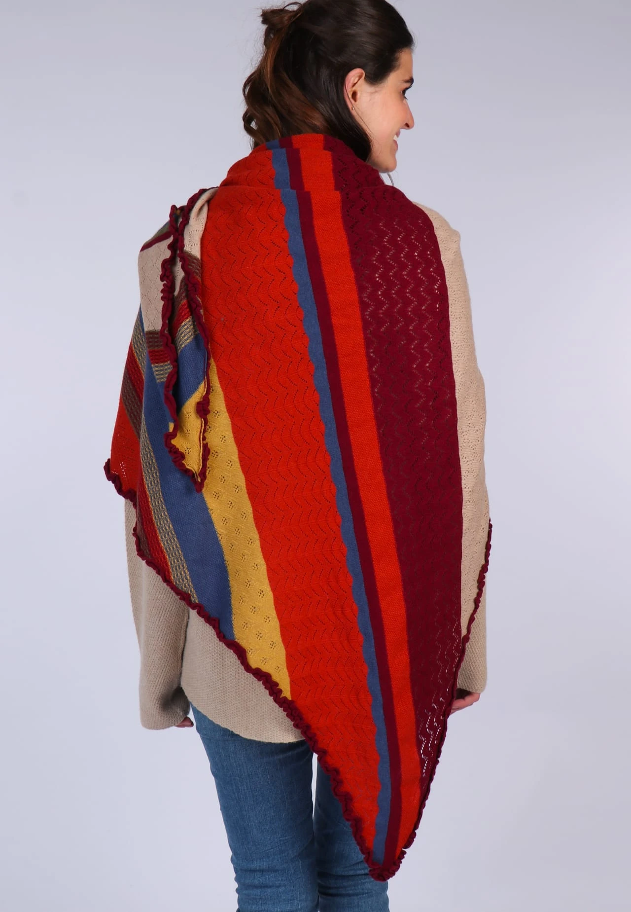 Dreieckstuch Ingar - Wine – Bild 5