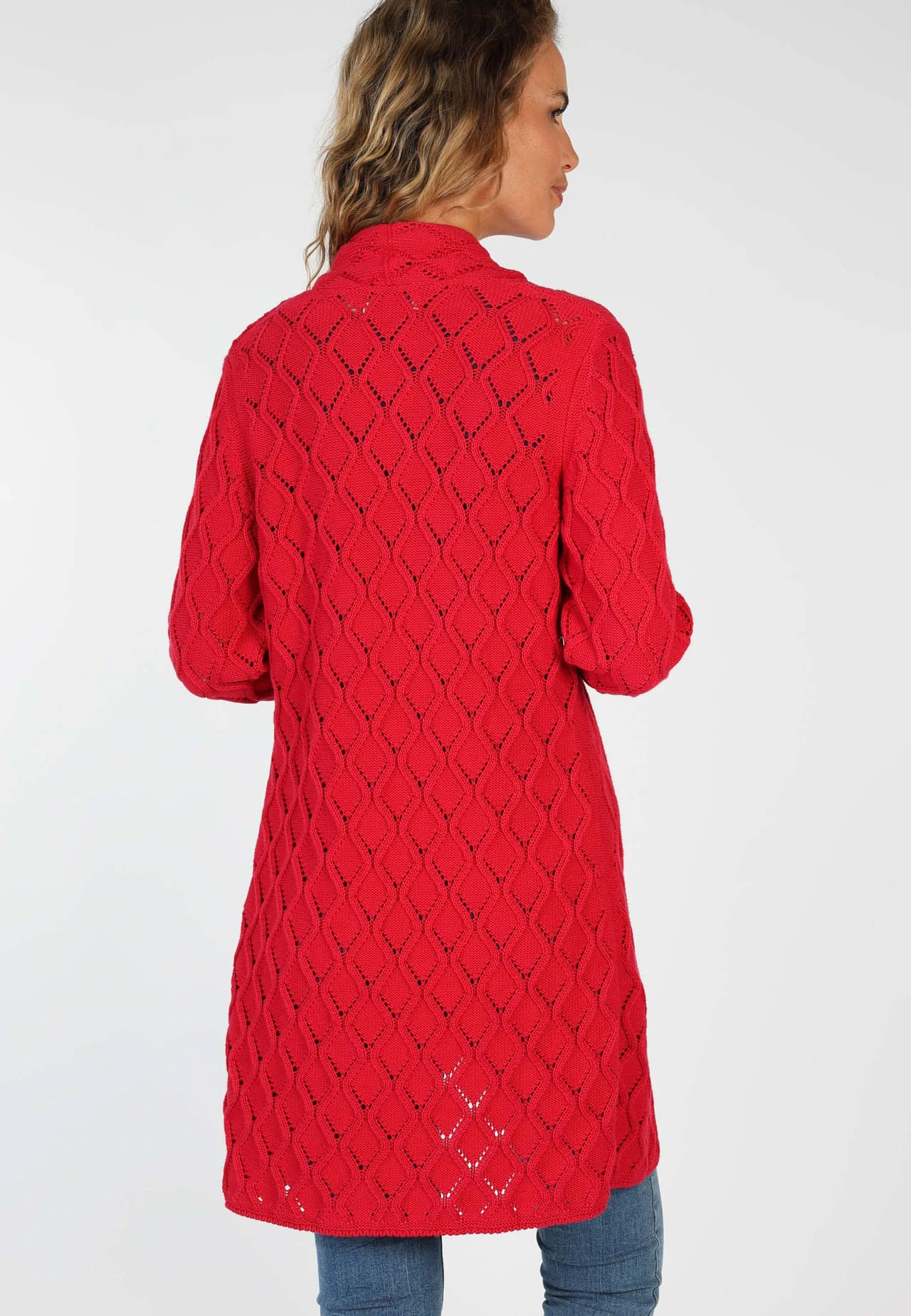 Strickjacke Ebbie - Rubin – Bild 6