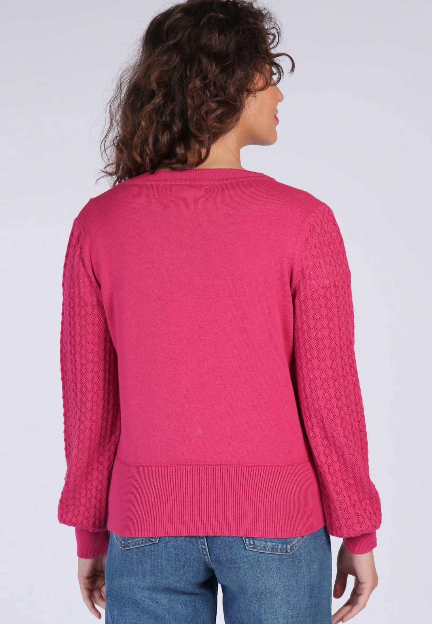 Strickjacke Bella - Magenta – Bild 7