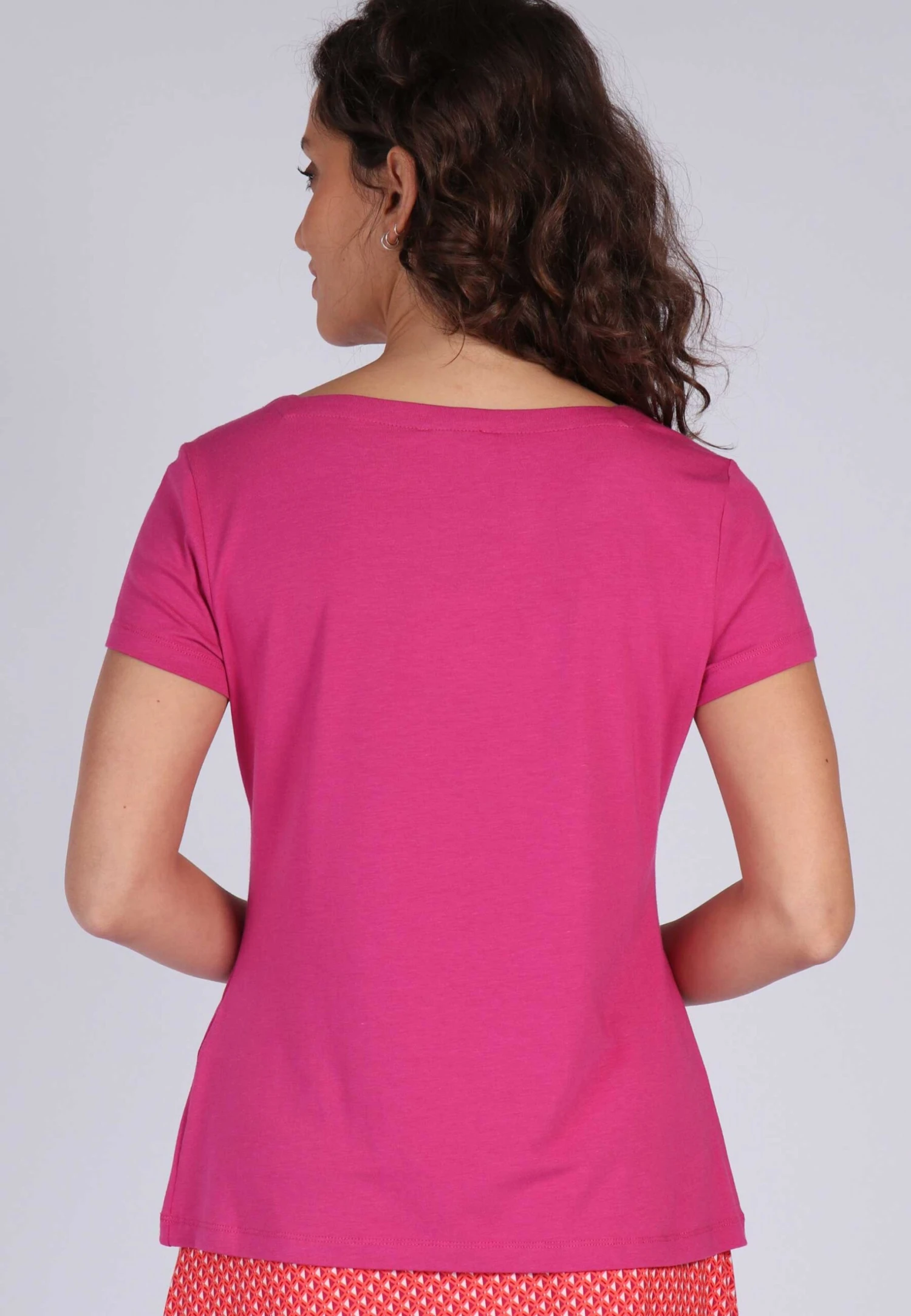 T-Shirt Tal - Magenta – Bild 6