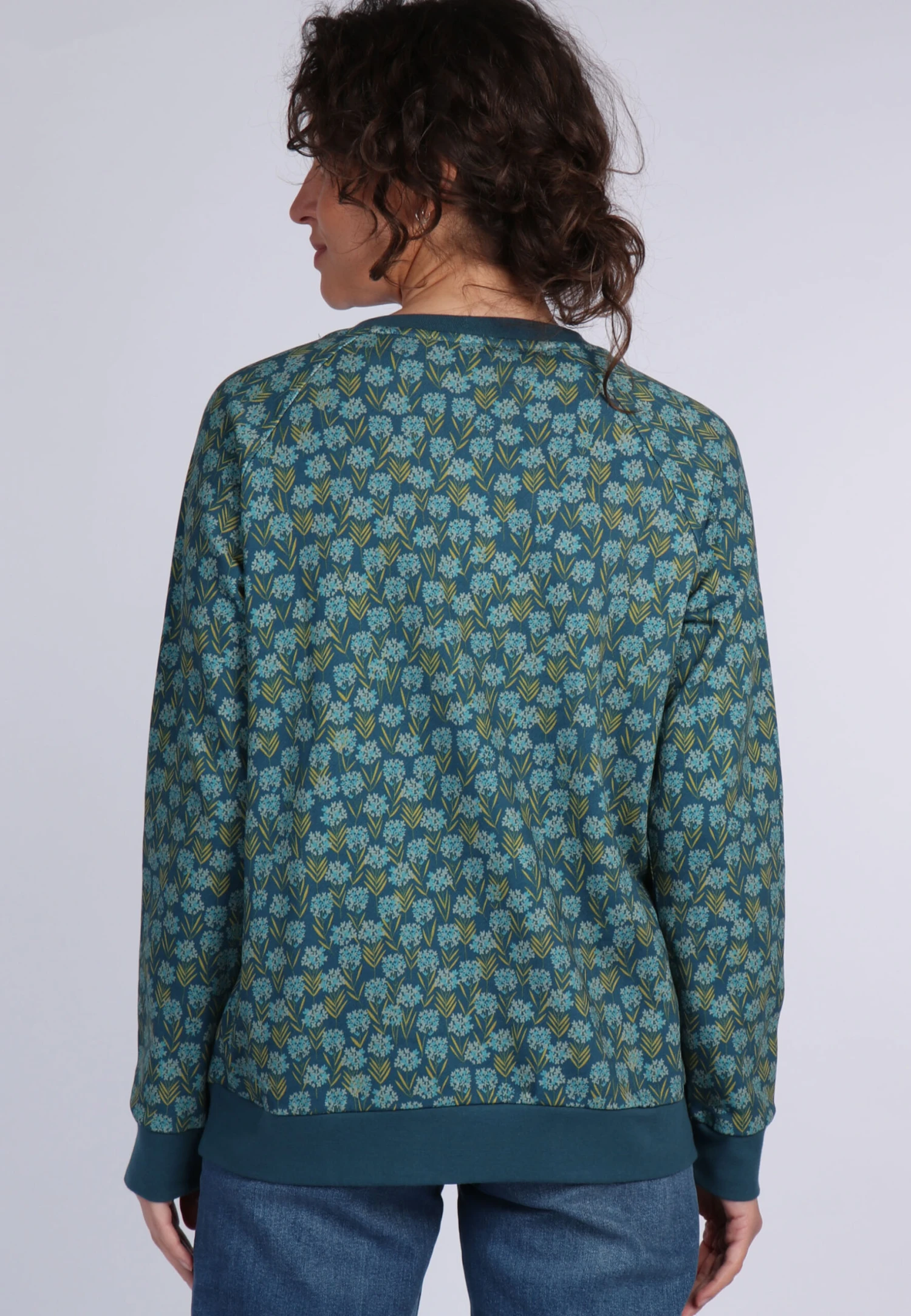 Sweater Shona Garden- Deep Ocean – Bild 6