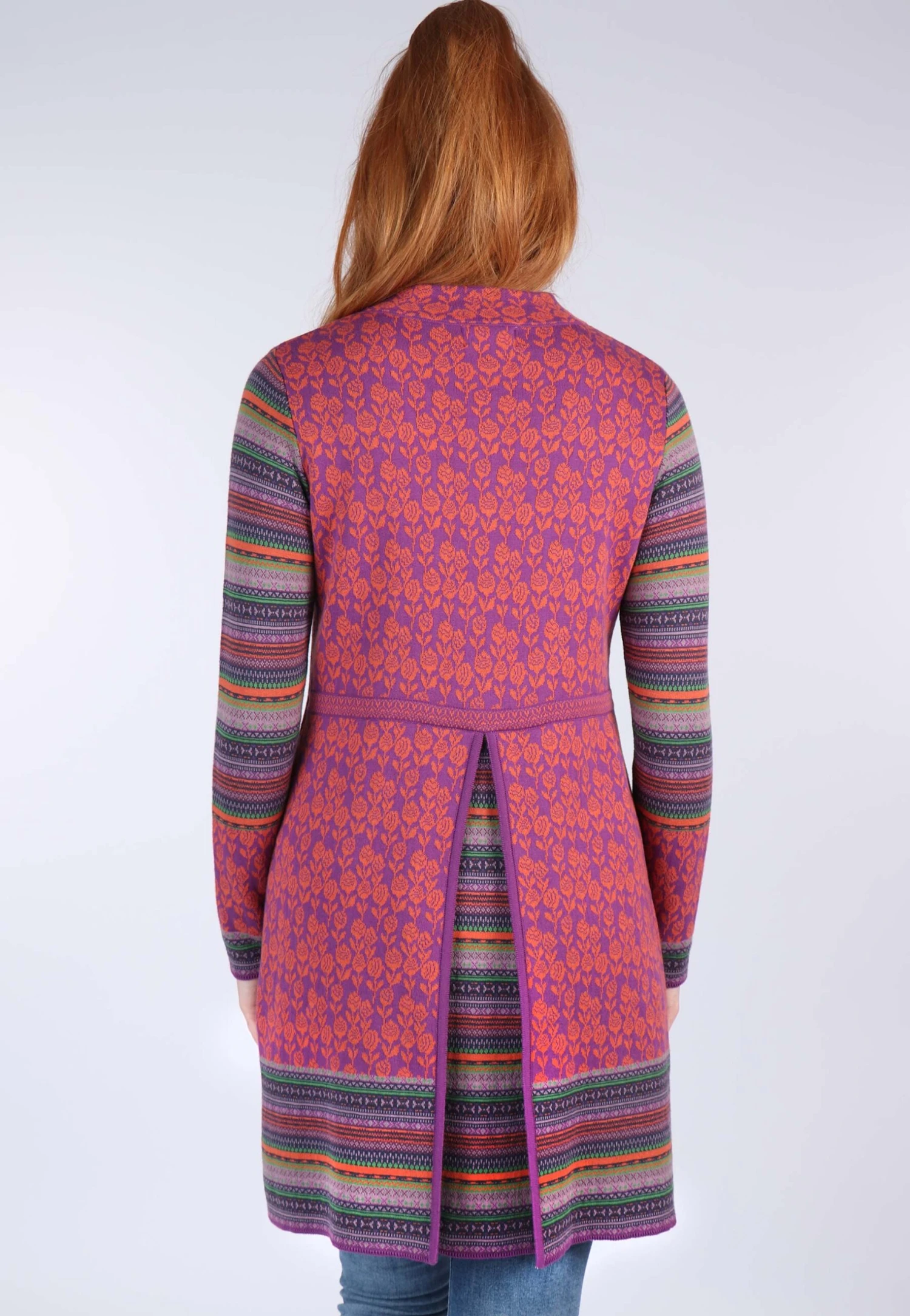 Strickmantel Fleurine Rose - Orchid – Bild 7