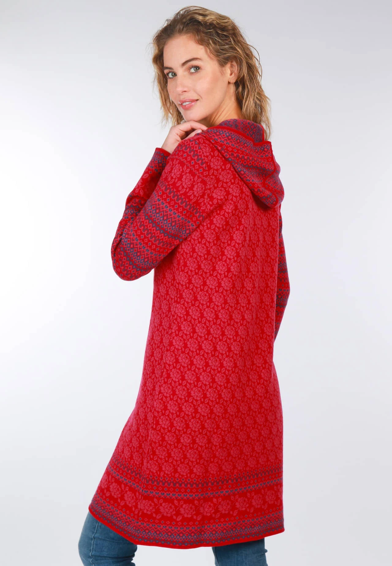 Strickkleid Benja Rose - Rubin – Bild 6