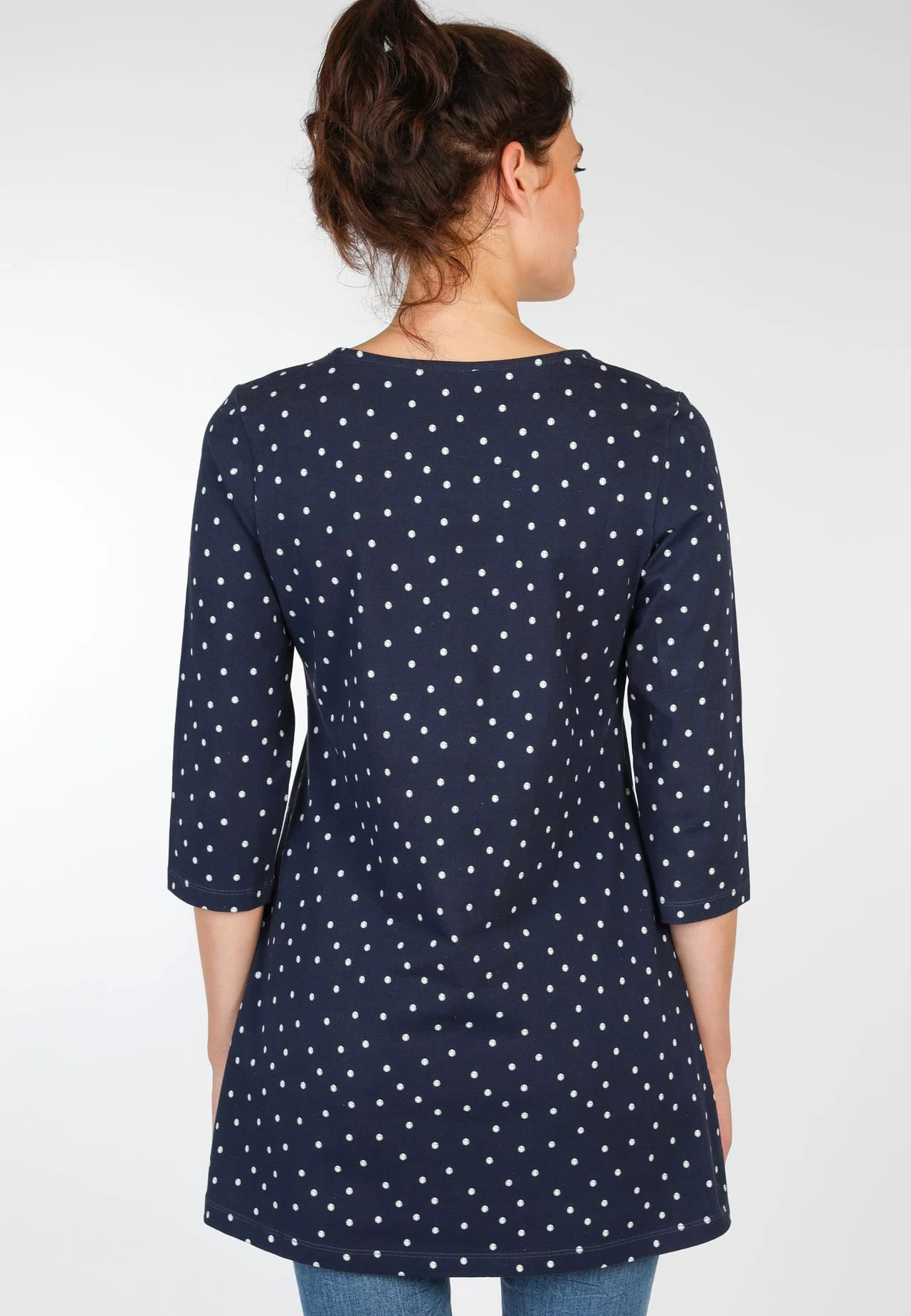 Tunika Jumana Dot- Navy – Bild 6