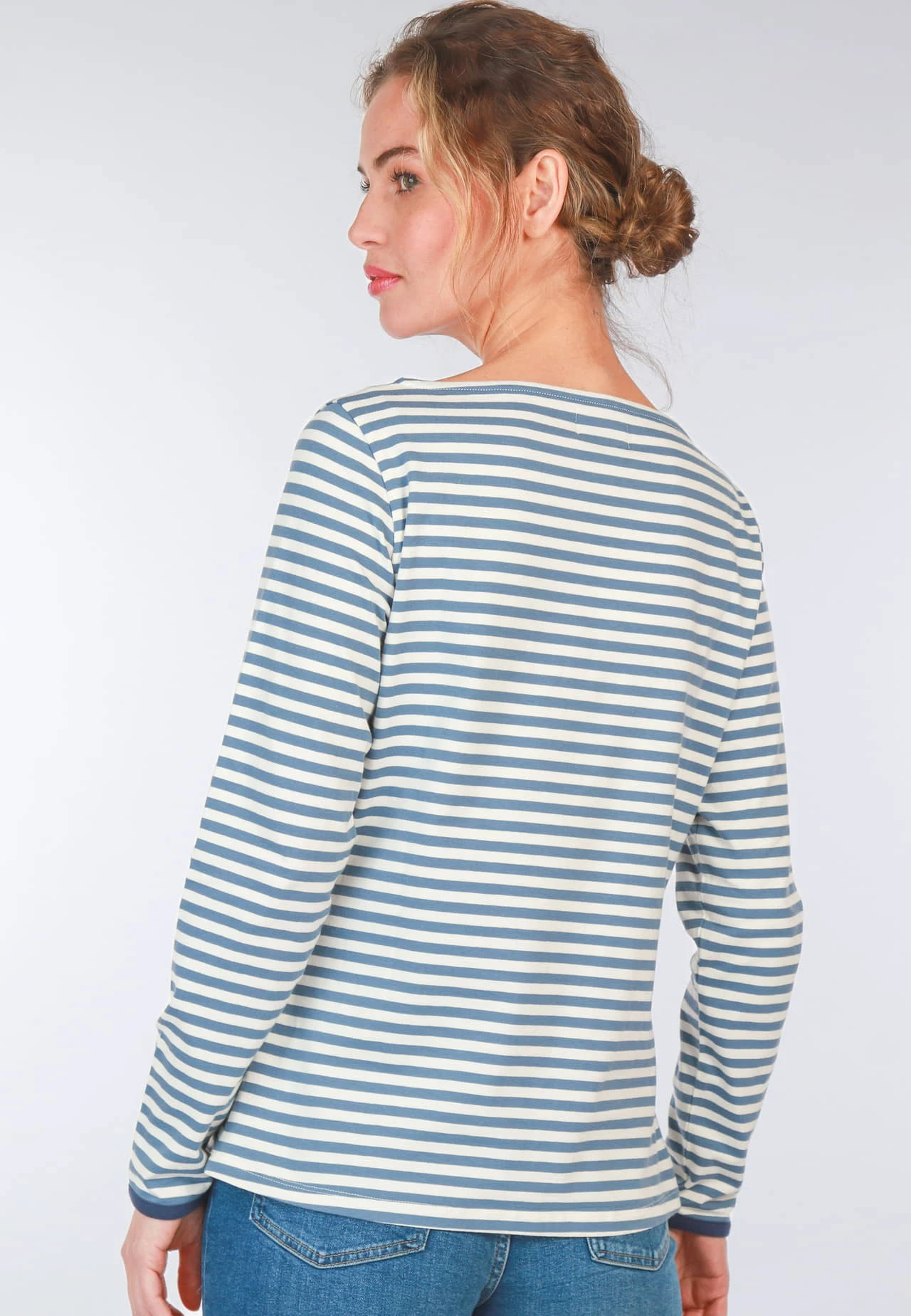 Langarmshirt Kajsa- Swedish Blue – Bild 6