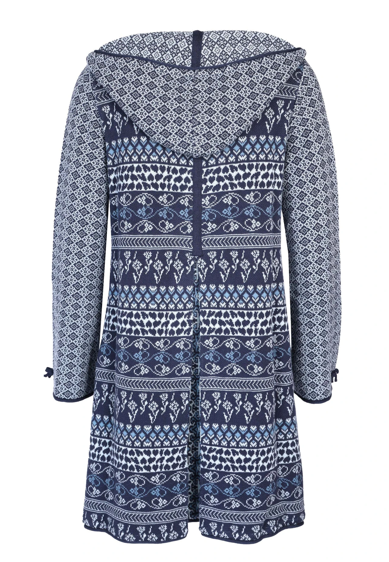 Strickmantel Britta Hygge - Navy – Bild 5