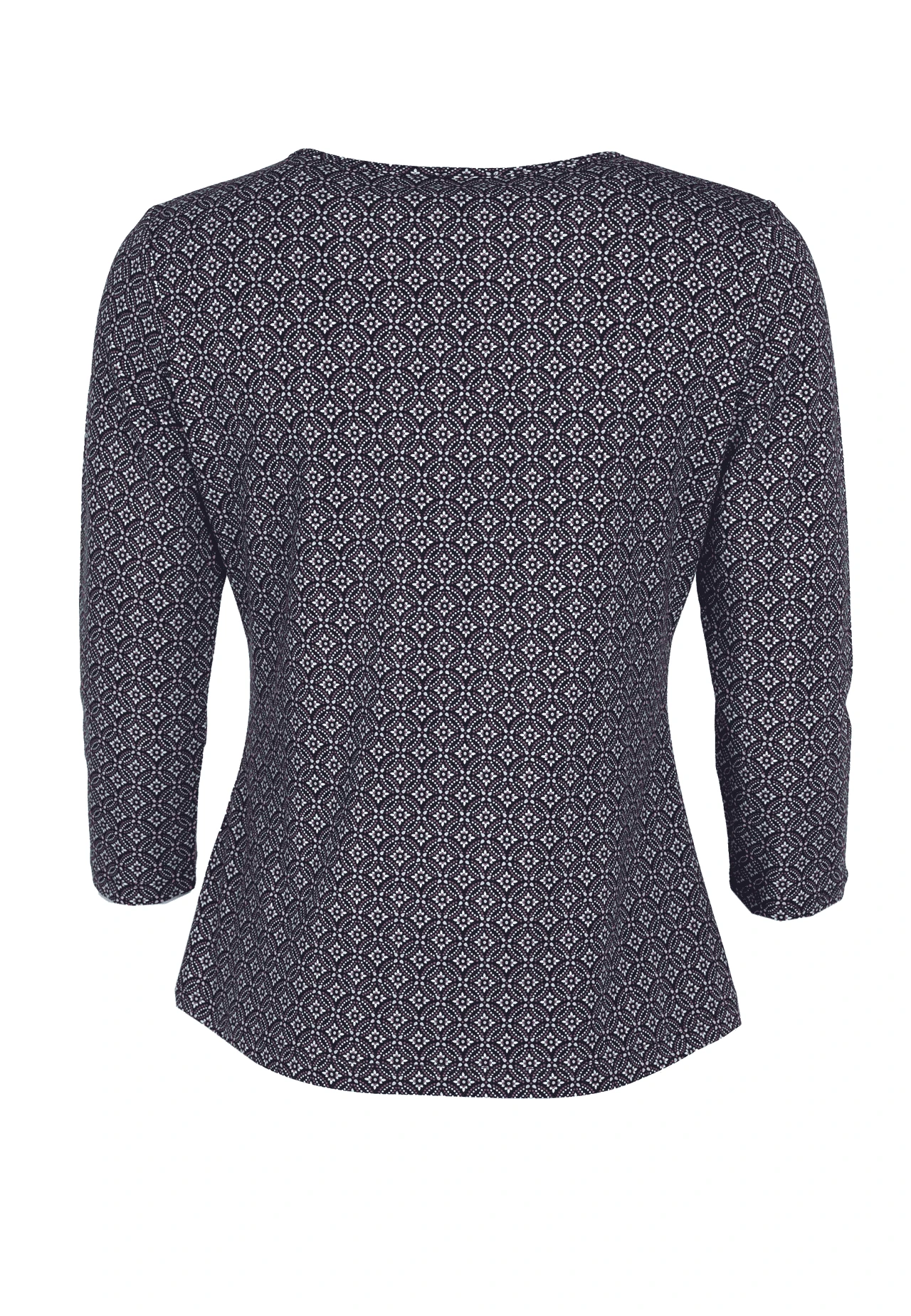 Shirt Polinchen Flower Tile - Navy – Bild 7