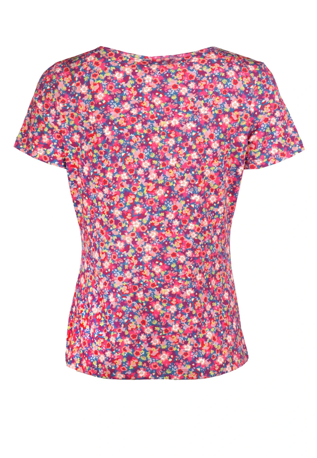 T-Shirt Alida Millefleurs - Flamingo – Bild 7