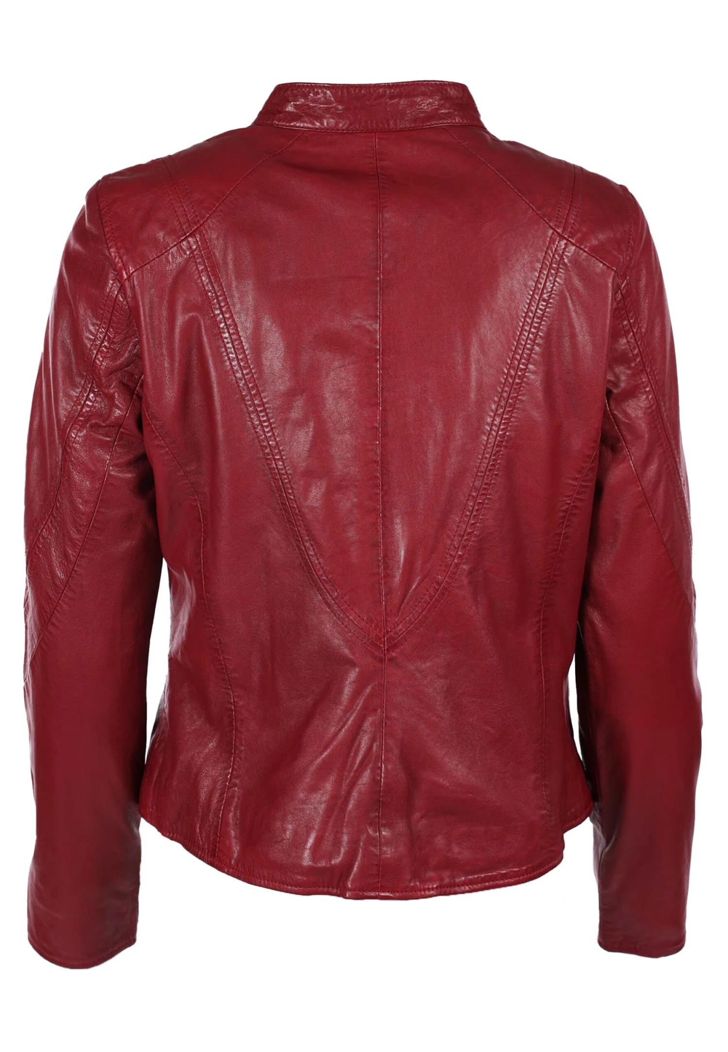 Lederjacke Malie - Wine – Bild 3
